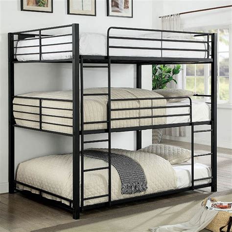 triple bunk bed full size|3 tier bunk beds.